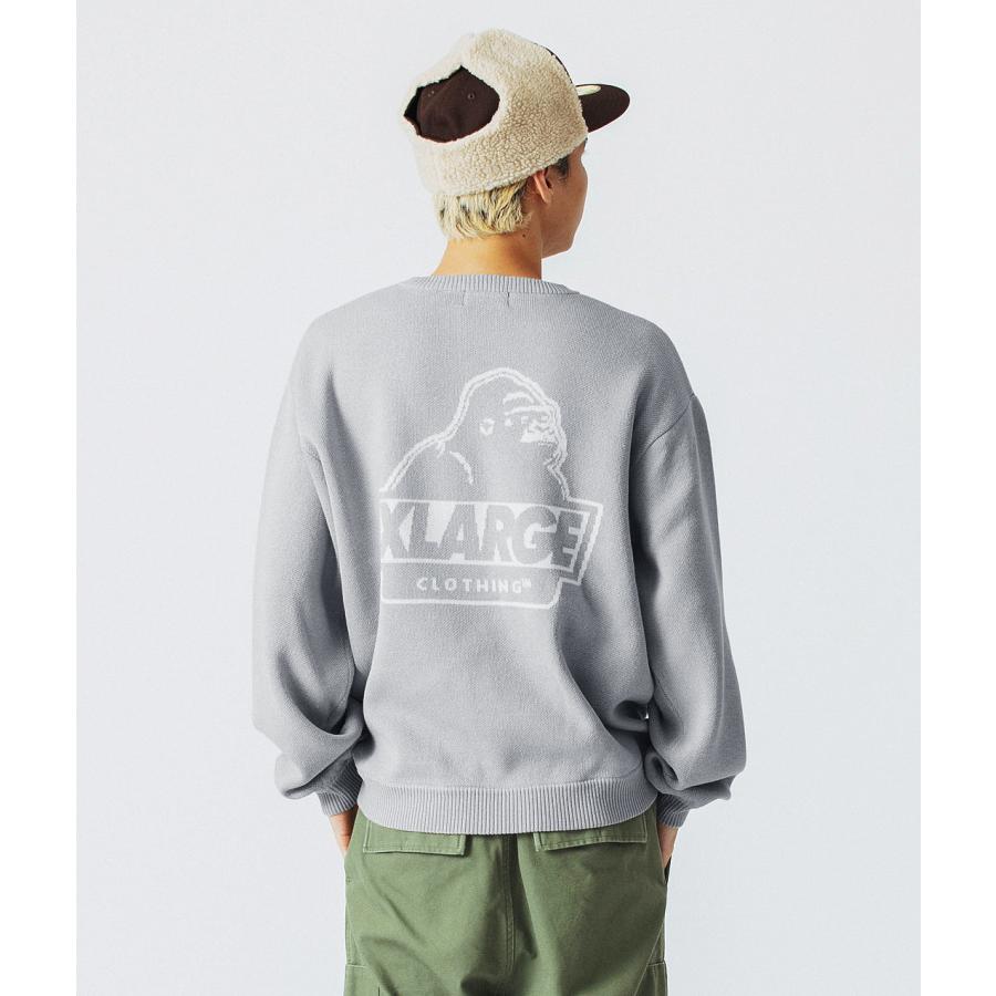 XLARGE（エクストラ ラージ） SLANTED OG CREWNECK KNIT TOP : 7-SEVEN