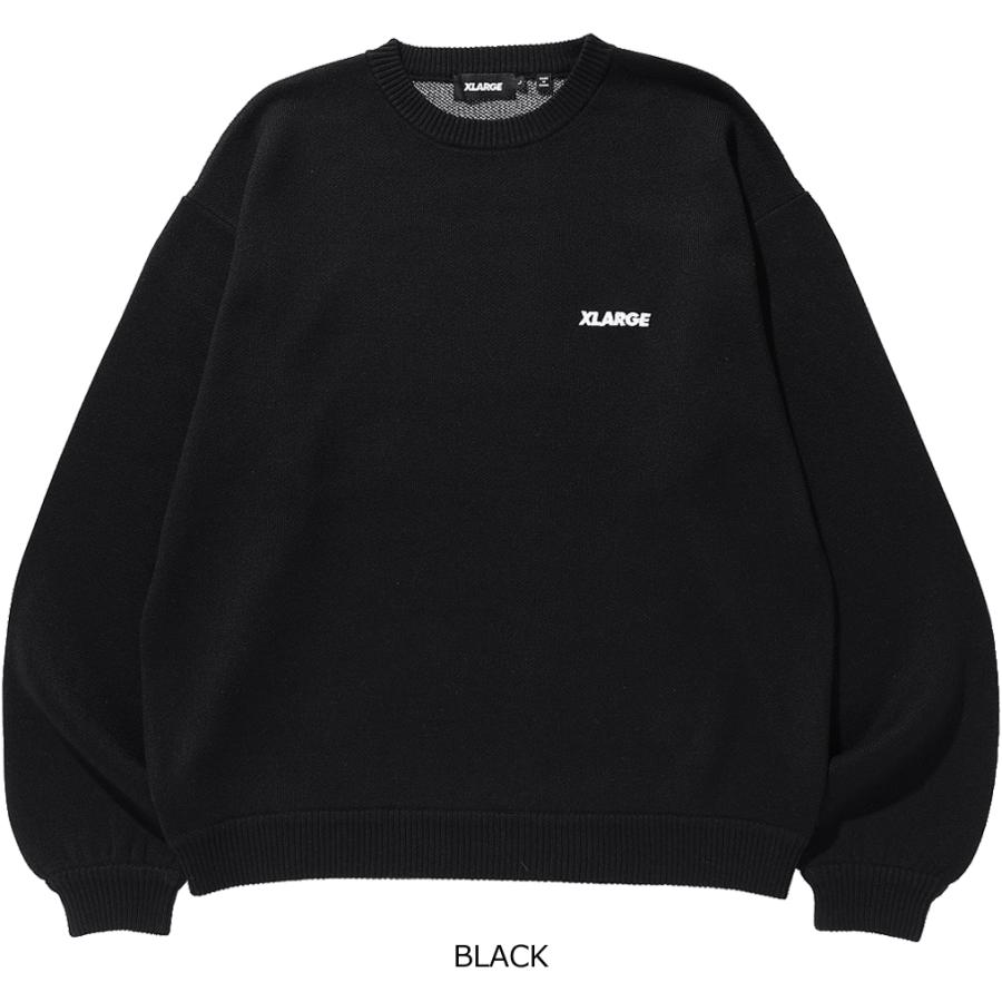 XLARGE（エクストラ ラージ） SLANTED OG CREWNECK KNIT TOP : 7-SEVEN