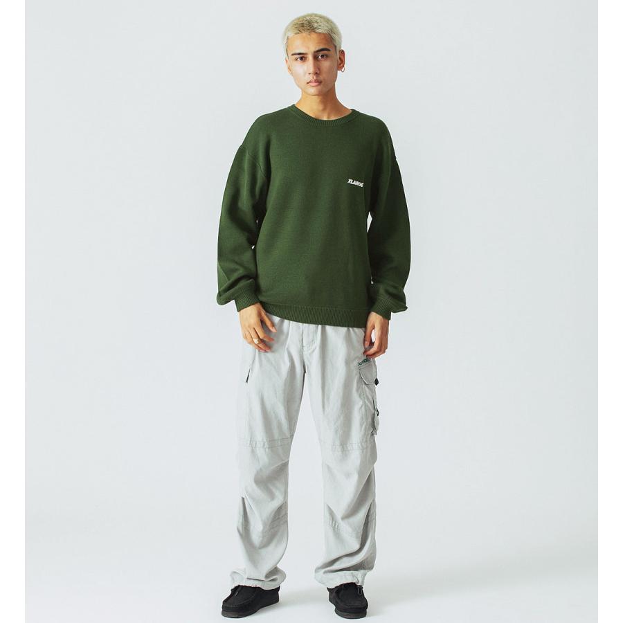 大人気 XLARGE SLANTED OG CREWNECK KNIT TOP 主役級アイテム XLARGE エクストララージ SLANTED OG CREWNECK KNIT TOP : 7