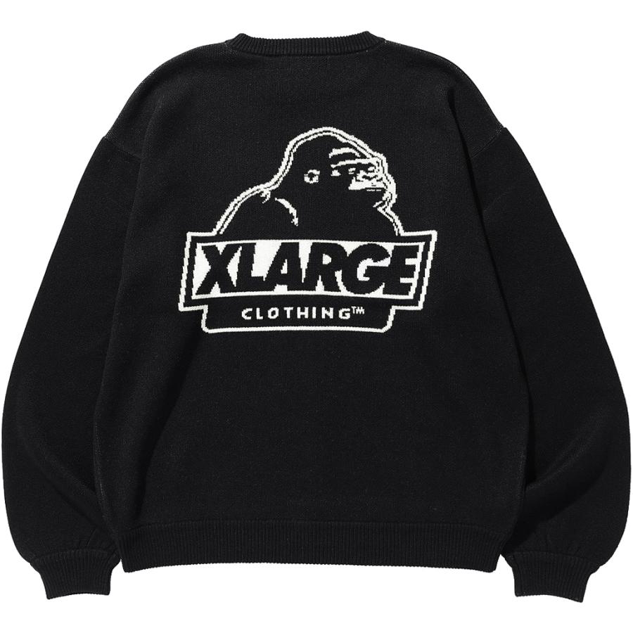 XLARGE（エクストラ ラージ） SLANTED OG CREWNECK KNIT TOP : 7-SEVEN