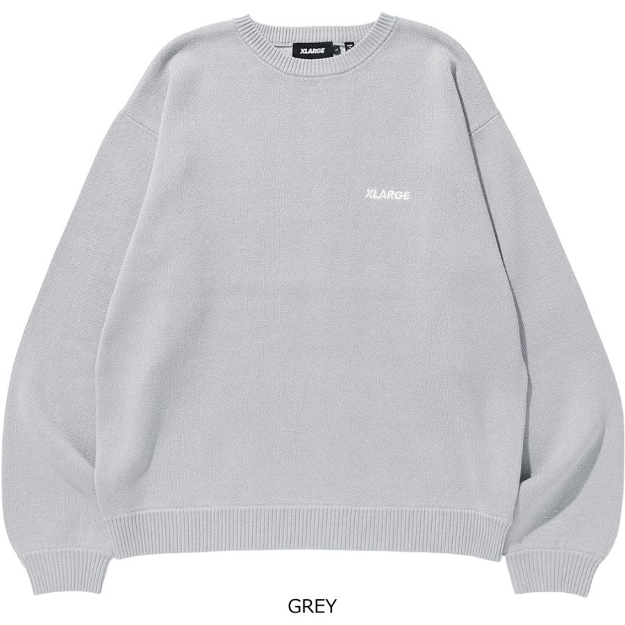XLARGE エクストララージ SLANTED OG CREWNECK KNIT TOP : 7