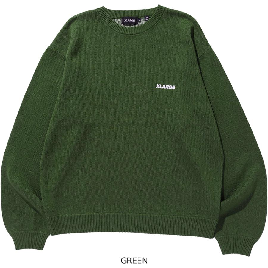 XLARGE エクストララージ SLANTED OG CREWNECK KNIT TOP : 7