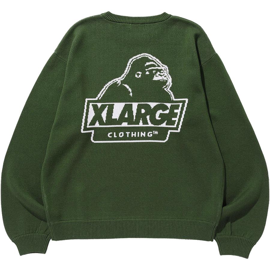 XLARGE（エクストラ ラージ） SLANTED OG CREWNECK KNIT TOP : 7-SEVEN