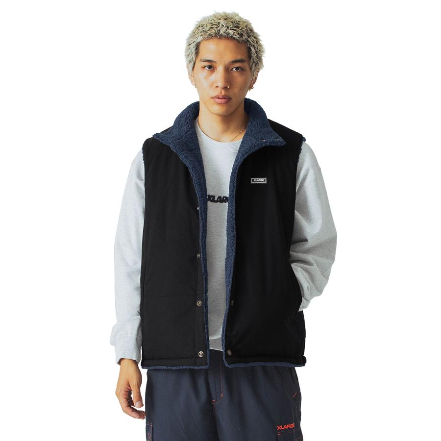 XLARGE（エクストラ ラージ） REVERSIBLE VEST 公式 正規品 : 7-SEVEN