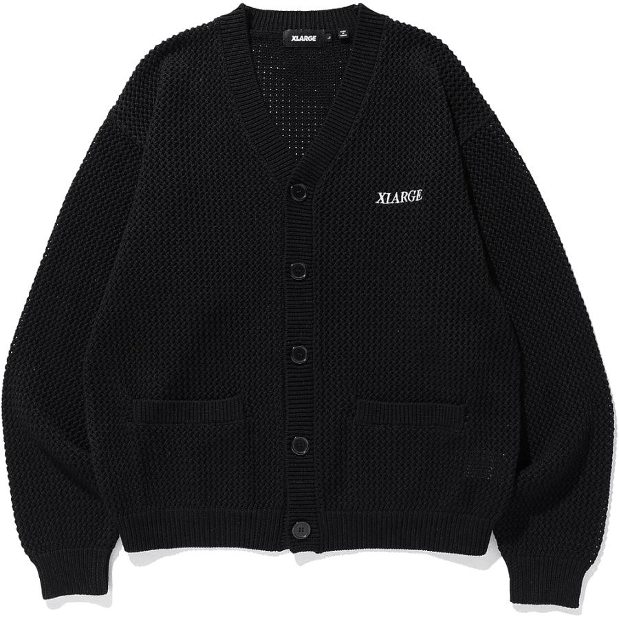 XLARGE（エクストラ ラージ） WAFFLE KNIT CARDIGAN : 7-SEVEN - 通販