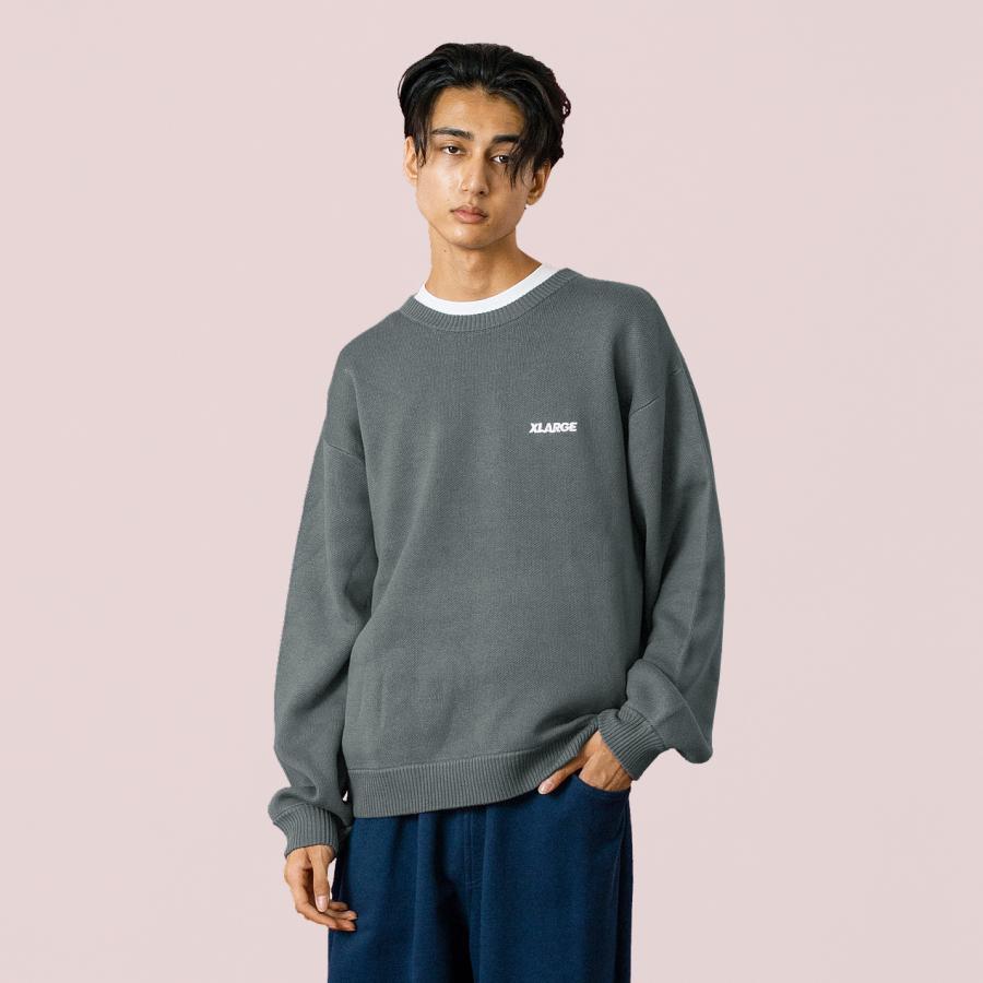 XLARGE（エクストラ ラージ） SLANTED OG KNIT SWEATER 公式 正規品