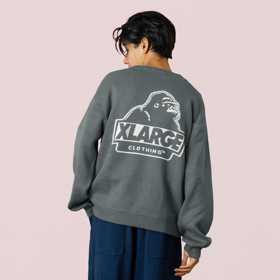 XLARGE（エクストラ ラージ） SLANTED OG KNIT SWEATER 公式 正規品