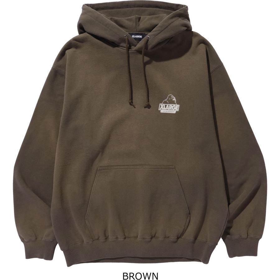 XLARGE（エクストラ ラージ） DISCHARGE PRINTED SLANTED OG HOODED