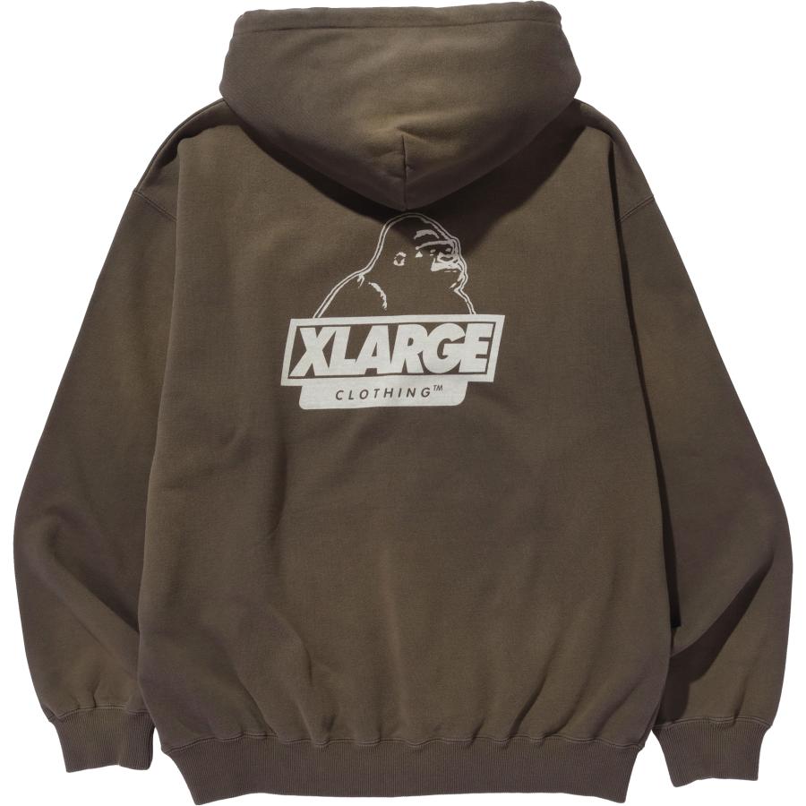 XLARGE（エクストラ ラージ） DISCHARGE PRINTED SLANTED OG HOODED
