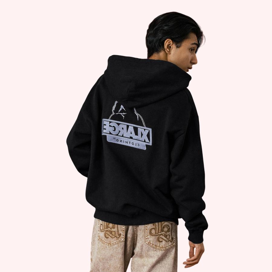 XLARGE（エクストラ ラージ） BACKSIDE OG ZIP UP HOODED SWEATSHIRT