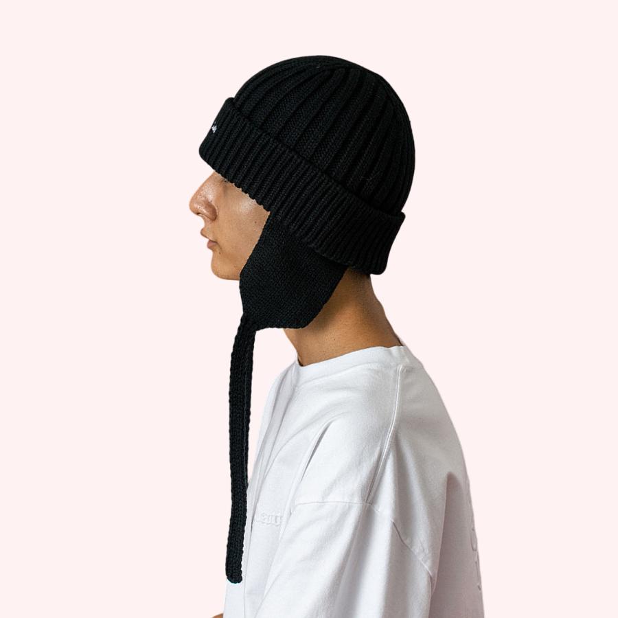 XLARGE（エクストラ ラージ） EARFLAP KNIT CAP 公式 正規品 : 7-SEVEN