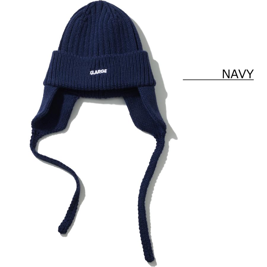 XLARGE（エクストラ ラージ） EARFLAP KNIT CAP 公式 正規品 : 7-SEVEN