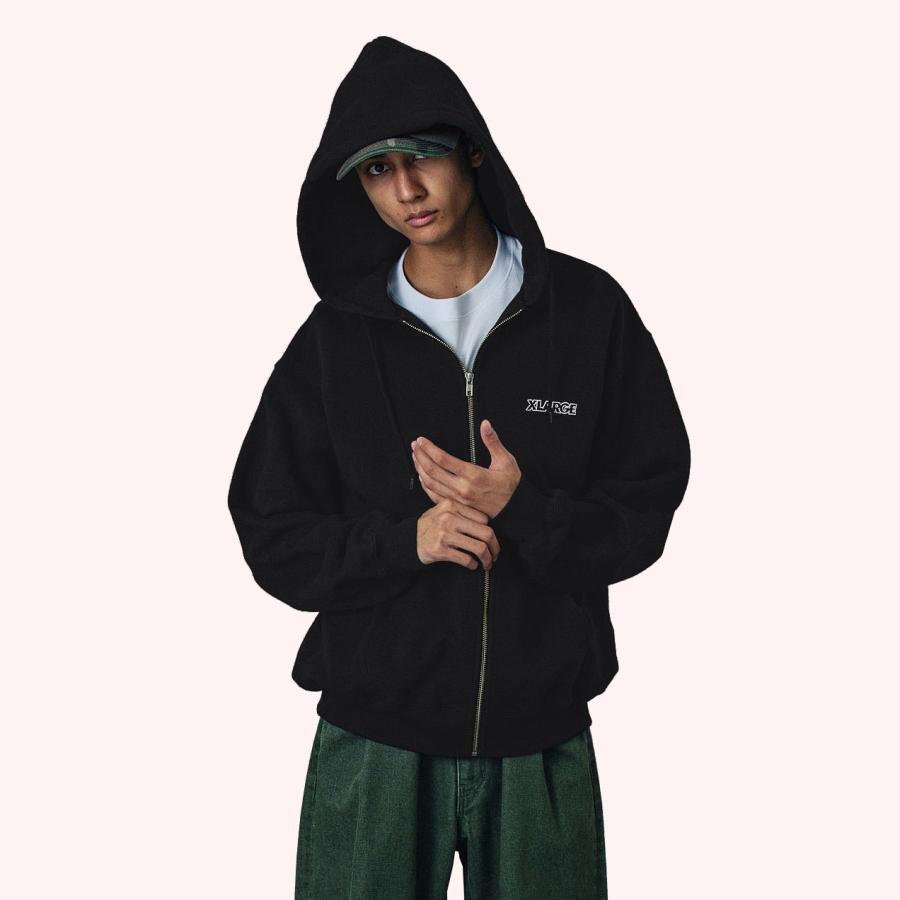 XLARGE（エクストラ ラージ） OG BOX ZIP UP HOODED SWEATSHIRT 公式