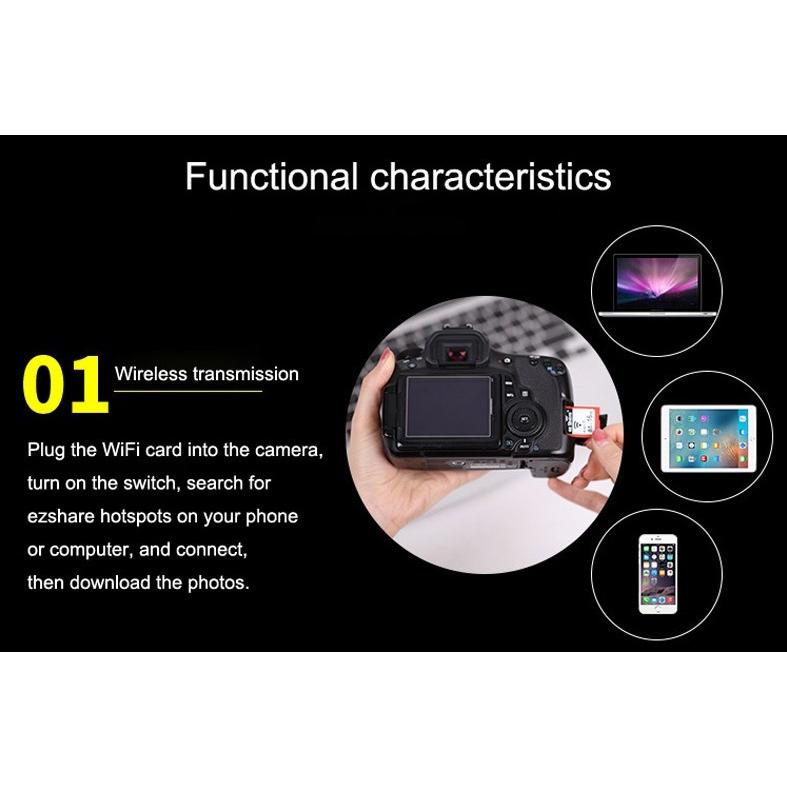 ezShare Wi-Fi機能搭載 SDアダプター microSDHC(8GB-32GB ezShare Wi-Fi機能搭載 SDアダプター microSDHC(8GB-32GB