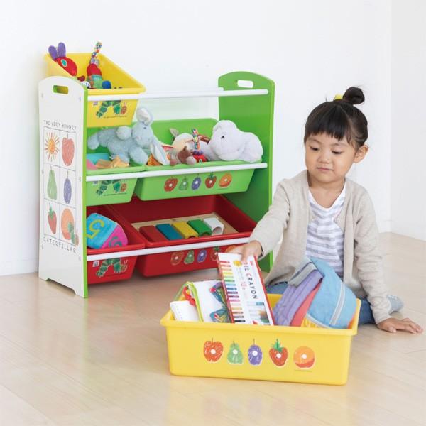 おもちゃ収納 はらぺこあおむし おかたづけ大すき 日本育児 おもちゃ箱 子ども部屋 キッズルーム 片付け リビング クローゼット 整理 片付け 室内 ラック 716 Baby 通販 Yahoo ショッピング