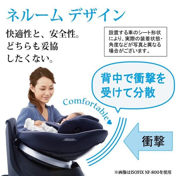 チャイルドシート ネルーム エッグショック NF-600 ソリッドブラック