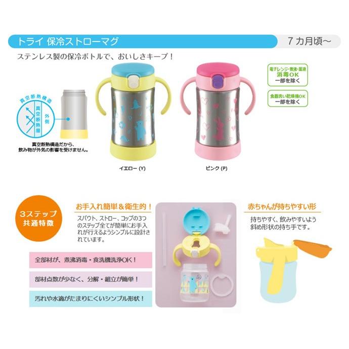 ストローマグ 保冷 ステンレス ベビー食器 トライ 保冷ストローマグ リッチェル マグボトル お出かけ 持ち運び 赤ちゃん 7ヶ月 子供 ベビー キッズ 夏 熱中症 716 Baby 通販 Yahoo ショッピング