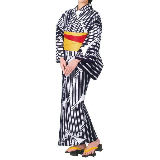 【ast☺︎ 】浴衣地　反物7点セット　お子様用1反含む　綿100% 未仕立 お揃い浴衣 反物・仕立て上がり（女仕立） 撥(バチ)・柳・縞［邦楽浴衣