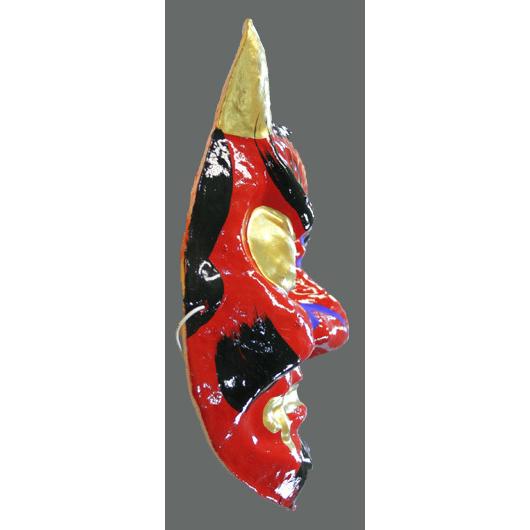 【おけい（2/2）】赤/青、各360ｇ≪リクエスト特割特価≫ 鬼のお面 2枚セット 赤赤・赤青・青青と組み合わせが選べます 赤鬼 青