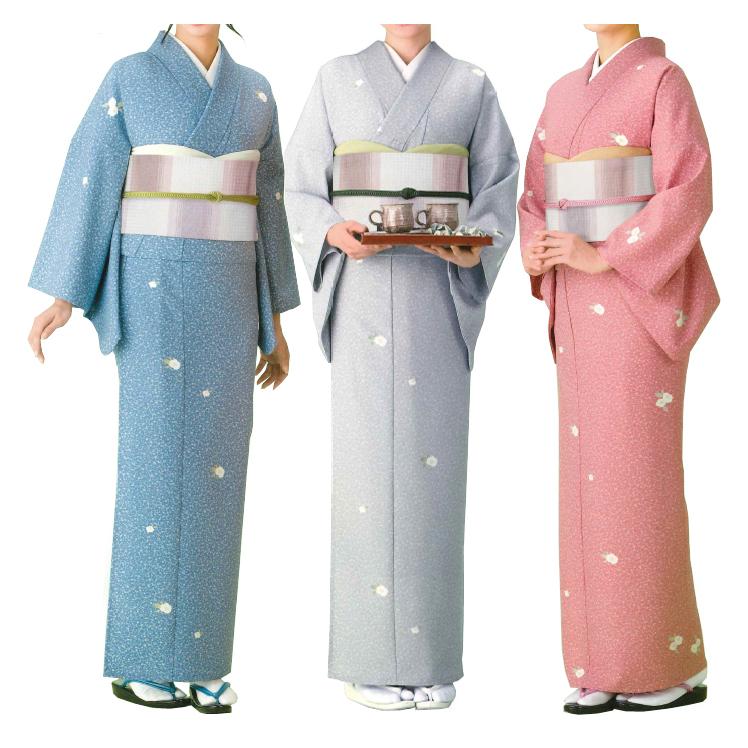 女仕立 単衣着物 椿 日本製 : お祭り用品専門のお祭本舗 - 通販