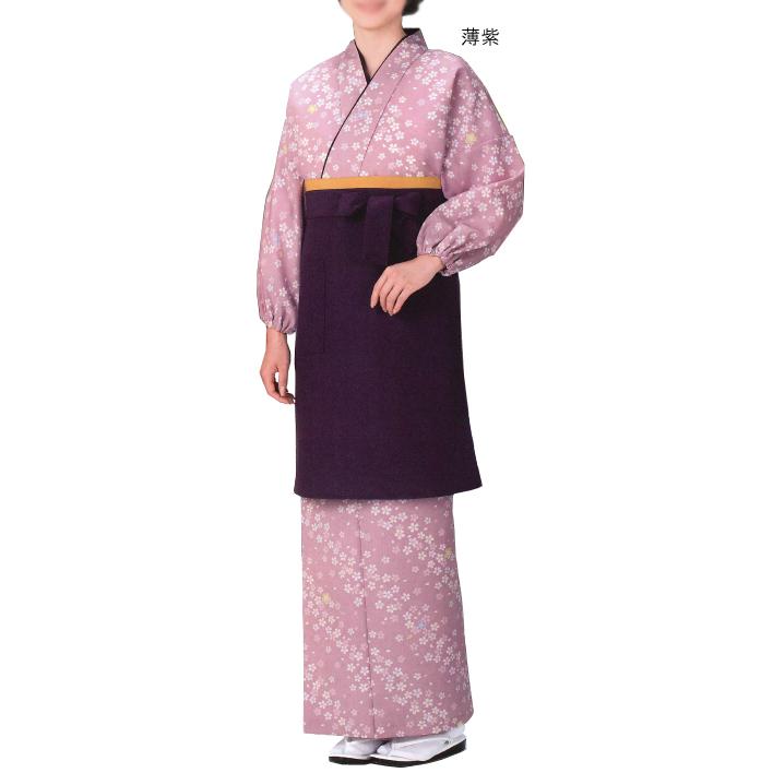 お取り寄せ商品 風香 茶衣着・スカートタイプ 桜 M・L寸 TY-6008 TY