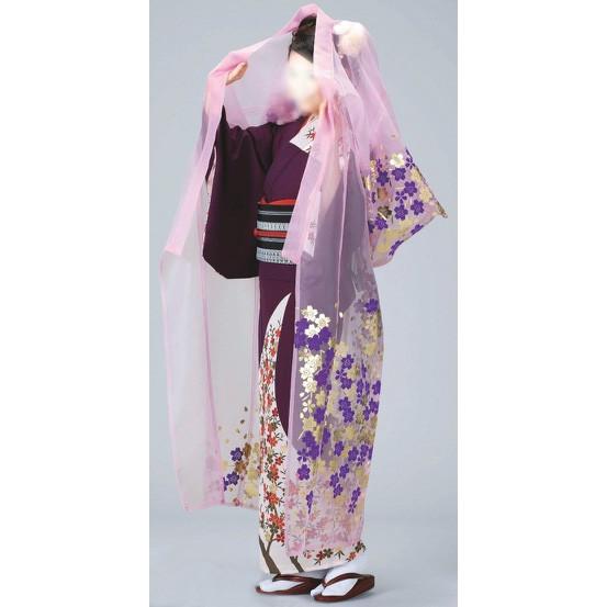 かつぎ（かけ仕立）　桜　117-ty62303［舞踊 ステージ衣装 衣か づき 平安 日舞 祭り 舞台用 小道具］