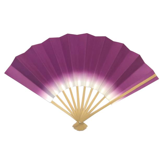 舞扇子（白竹骨） 選べる6色 ぼかし扇子 231-ty69141 69142 69143