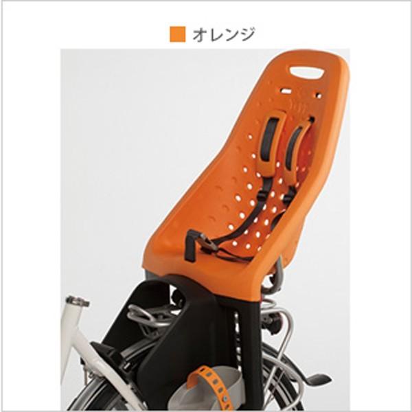NOiS Model-T Yepp 子ども後乗せシート (オレンジ）装着