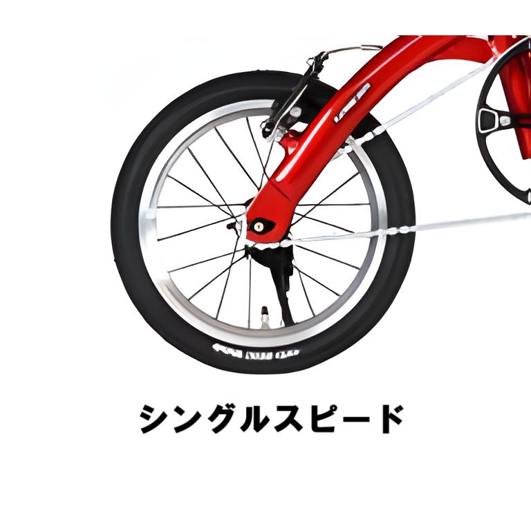 ルノー 送料無料！RENAULT PLATINUM LIGHT6 折り畳み自転車 14インチ