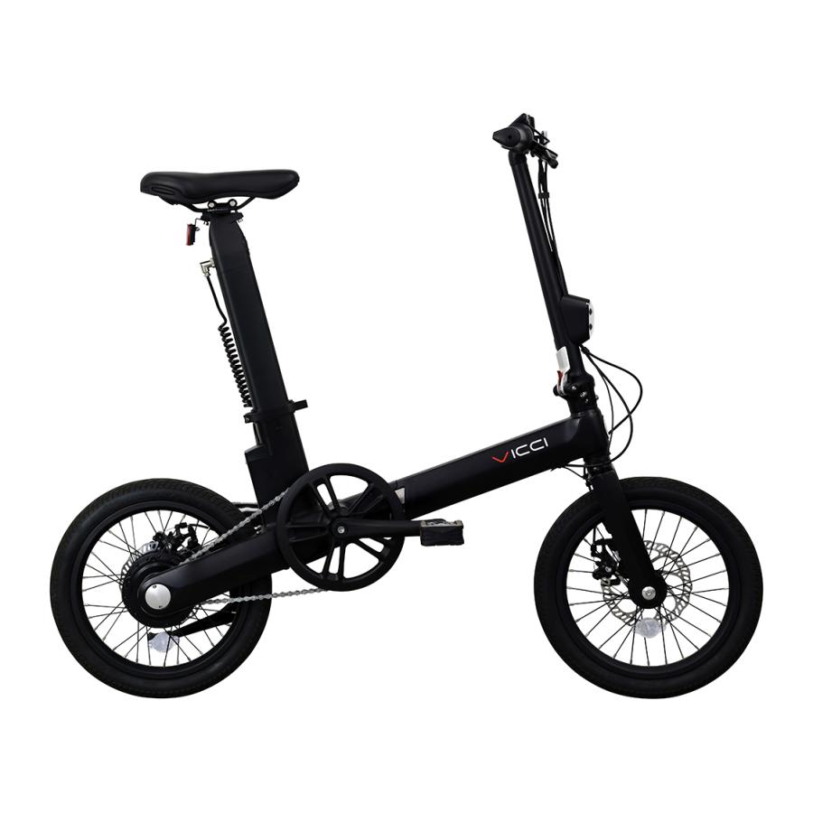 送料無料 VICCI V-01 16インチ 折りたたみ電動アシスト自転車