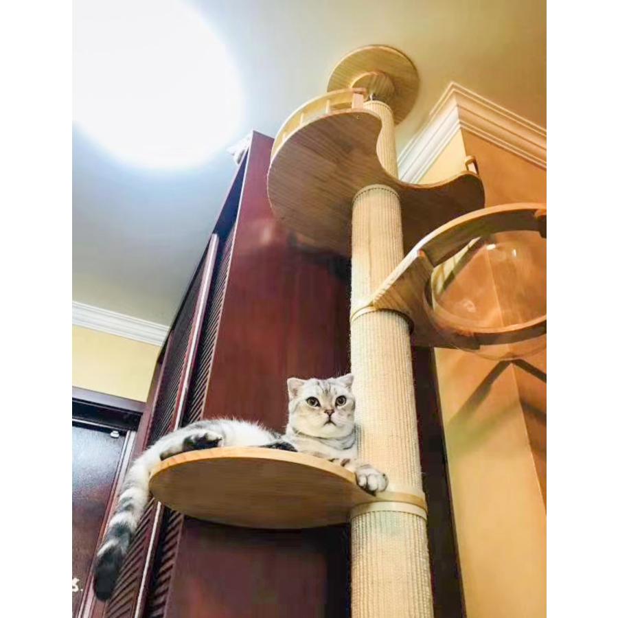 猫家族 大型ステップ 板 DIY突っ張り式 キャットタワー パーツ 部品