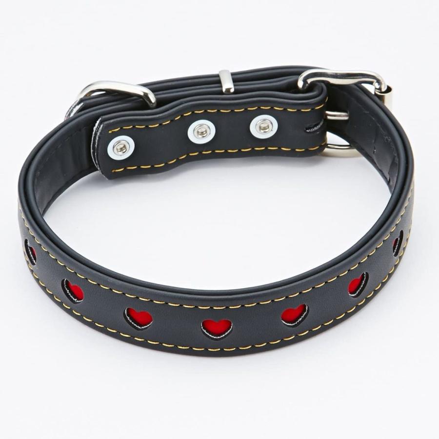 ペティオ (Petio) ハーティ平首輪 ブラック 短毛小型犬用 18mm