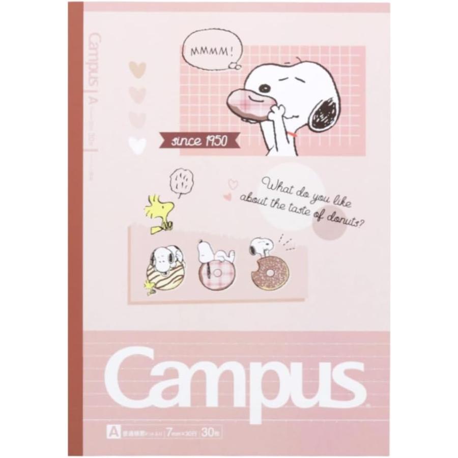 SNOOPY（スヌーピー） サンスター文具 キャンパスノートドット A罫