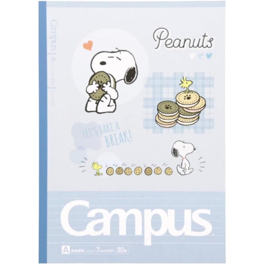 SNOOPY（スヌーピー） サンスター文具 キャンパスノートドット A罫