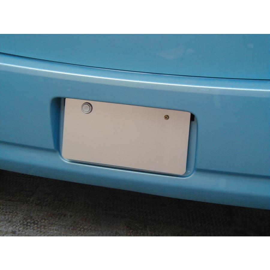 アルミ製 ファッションナンバープレート 乗用車用 前後セット 封印逃げ