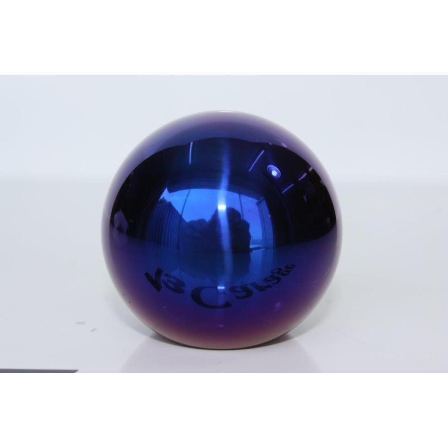 チタンシフトノブ 球形状 50Φ コスモブルーVer チタンノブ titanium