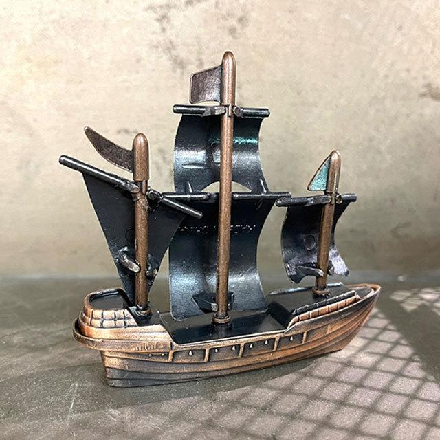 アンティーク調 鉛筆削り 海賊船 ドクロ 103S 手動 えんぴつ削り