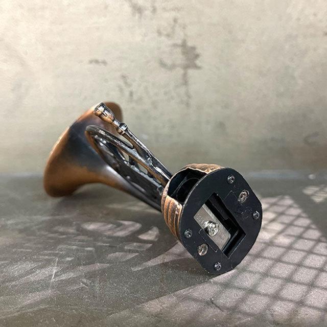 アンティーク調 鉛筆削り ホルン L 9783 手動 えんぴつ削り かわいい