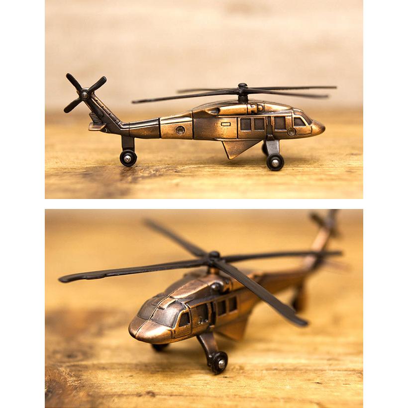 アンティーク調 鉛筆削り ヘリコプター 115 手動 えんぴつ削り