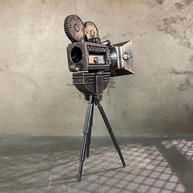 アンティーク調 鉛筆削り 映写機 394 手動 えんぴつ削り かわいい