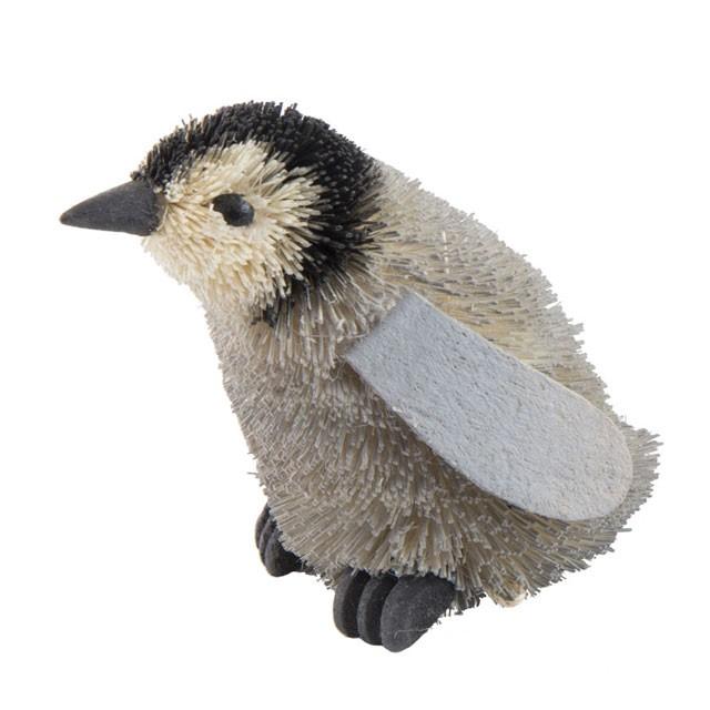 アジアン エスニック 雑貨 置物 オブジェ たわしアニマル ペンギンS M81-0712S かわいい おしゃれ インテリア 動物 おもしろ