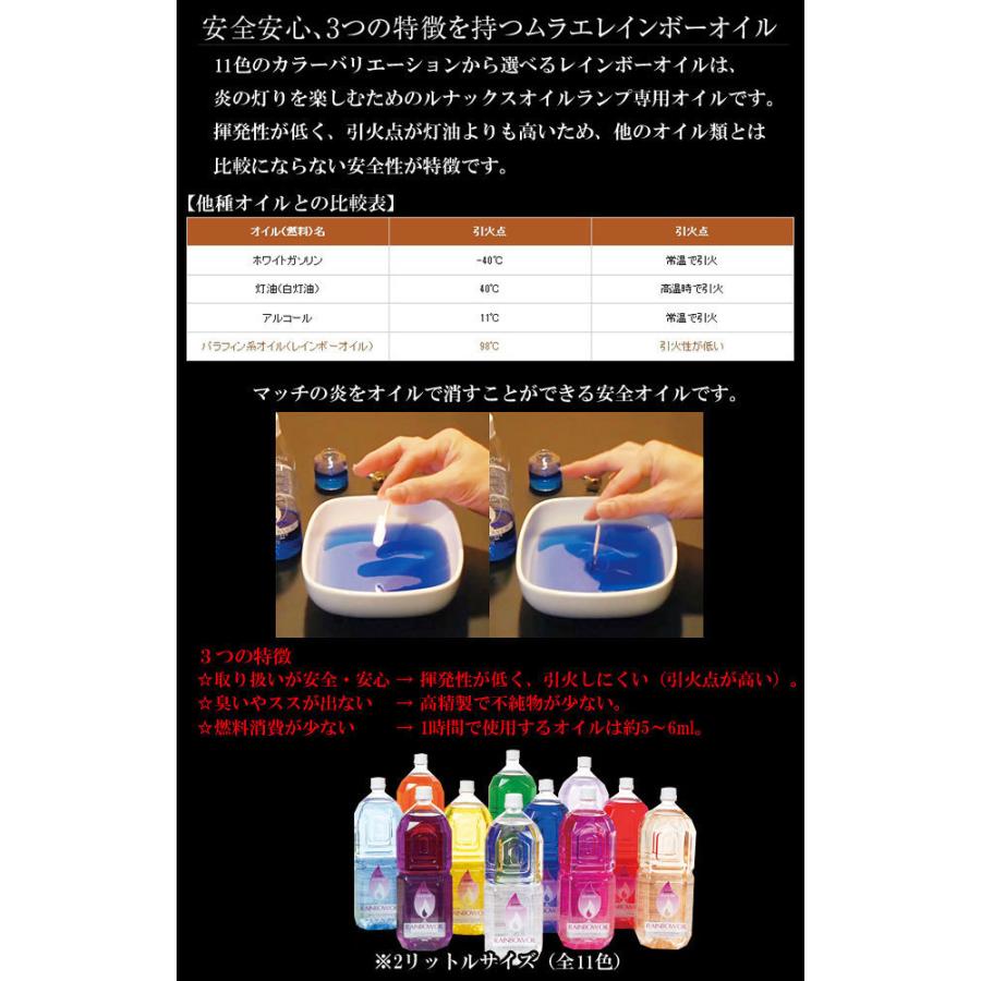 ムラエ　レインボーオイル コニャック2L 6本入専用ノズル付　メルカリ便送料込 ムラエ レインボーオイル コニャック2L 6本入専用ノズル付