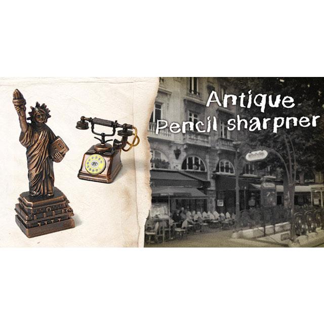 アンティーク調 鉛筆削り 地球儀 細長タイプ 9614 ミニチュア aki307