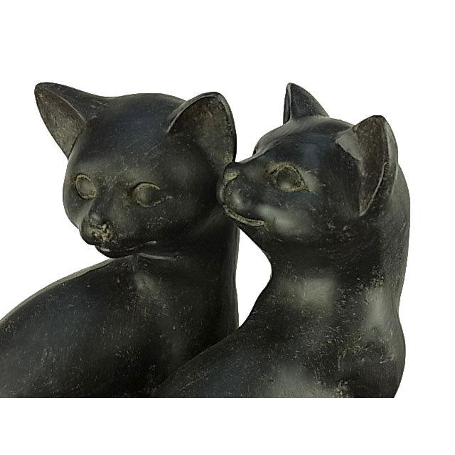 アンティーク調 雑貨 置物 オブジェ アンティーク調 モールドアニマル 双子の猫 置物 オブジェ 双子 猫 ねこ ネコ Toy555 癒しグッズ専門店 なごみ 通販 Yahoo ショッピング