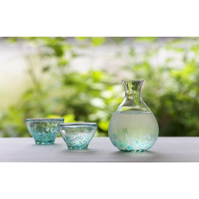 津軽びいどろ 徳利 さかずき 杯 とっくり 酒 お酒 酒器 冷酒 用 冷酒器