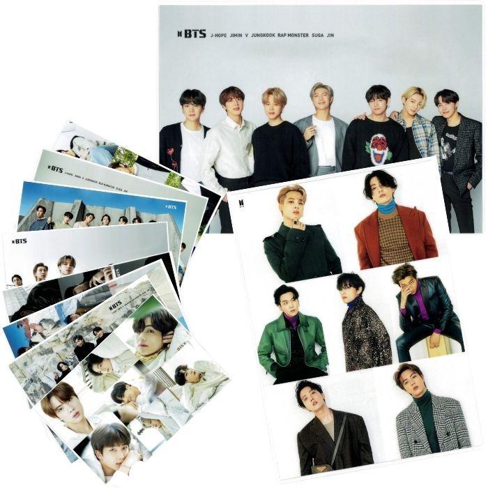 Bts 正規認証品 新規格 グッズ 下敷き 両面 パウチ 全員 防弾少年団 ポスター