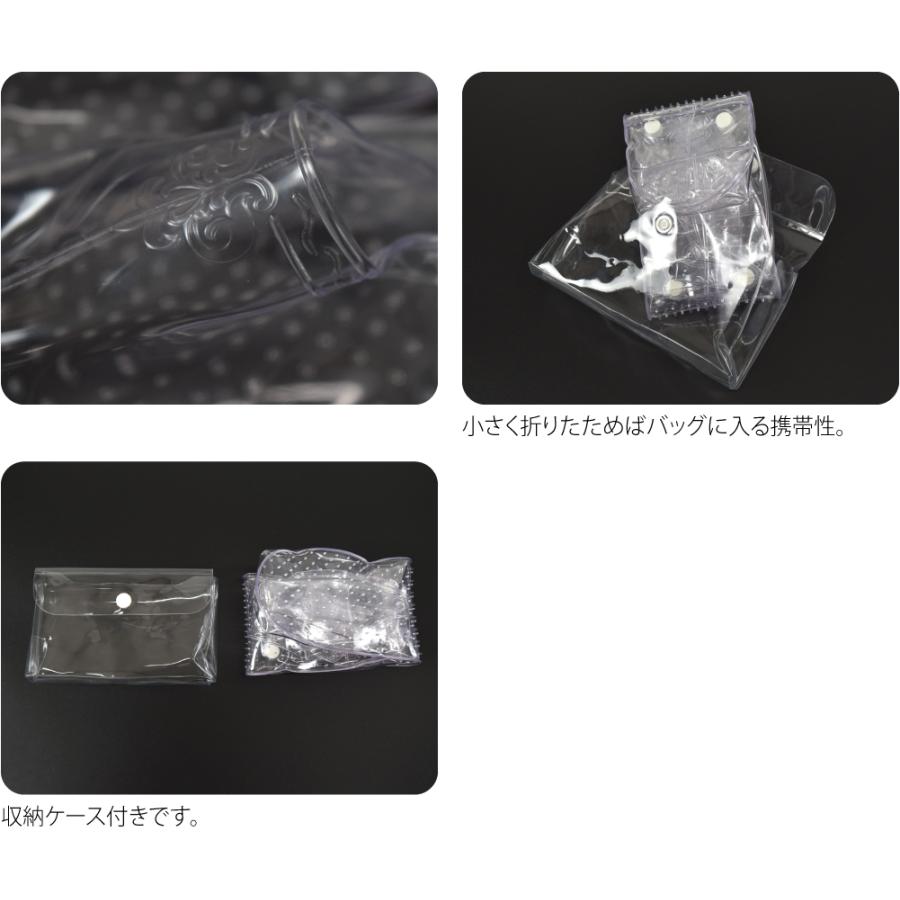 草履 カバー 通年用 日本製 おとも 草履カバー 透明 爪皮 滑り止め底 和装 雨具 カバー 女性 | なごみや | 03
