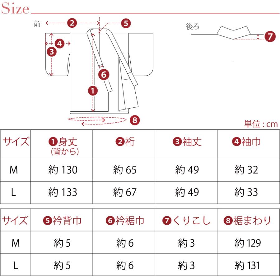 長襦袢 洗える 単衣用 薄物用 夏用 長襦袢 平絽 絽 半襟付 衣紋なし 女性 | なごみや | 10