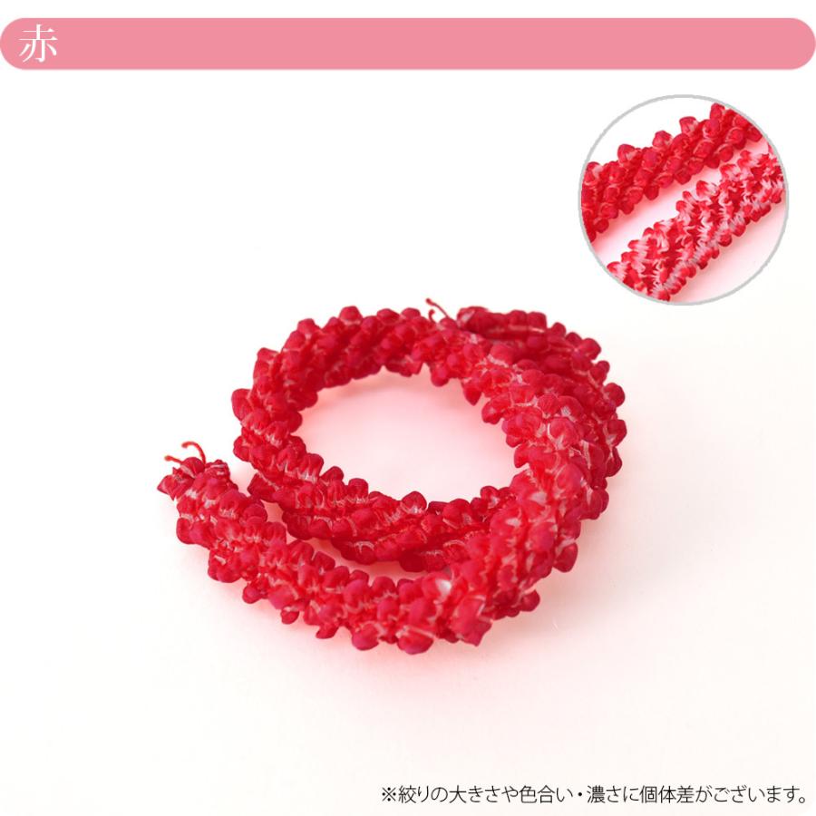 なごみや 七五三 髪飾り 3歳 7歳 日本製 正絹 ちんころ 鹿の子 小 全7