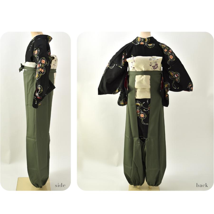 なごみや 着物 水屋着 袴 通年用 日本製 あづま姿 水屋袴 もんぺ式 袂